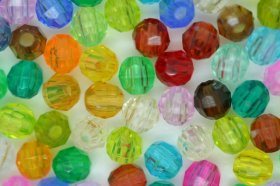4mm Facet Transparent; Multi 25g (approx 695p) 4mm Facet Transparent; Multi 25g (approx 695p)