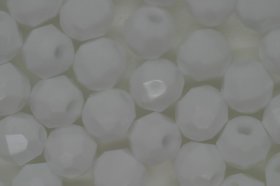 6mm Facet Opaque; White 250g (approx 2300p) 6mm Facet Opaque; White 250g (approx 2300p)