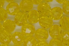 6mm Facet Transparent; Acid Yellow 25g (approx 230p) 6mm Facet Transparent; Acid Yellow 25g (approx 230p)