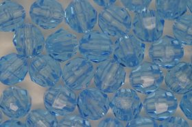6mm Facet Transparent; Light Sapphire 250g (approx 2300p) 6mm Facet Transparent; Light Sapphire 250g (approx 2300p)