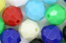 12mm Facet Bead Opaque; Multi 25g (approx 33p) 12mm Facet Bead Opaque; Multi 25g (approx 33p)