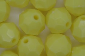 12mm Facet Bead Opaque; Yellow 25g (approximately 33p) 12mm Facet Bead Opaque; Yellow 25g (approximately 33p)
