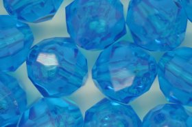 12mm Facet Transparent; Turquoise 250g (approx 330p) 12mm Facet Transparent; Turquoise 250g (approx 330p)