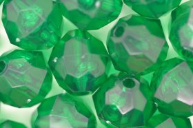 12mm Facet Transparent; Xmas Green 250g (approx 330p) 12mm Facet Transparent; Xmas Green 250g (approx 330p)