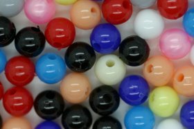 6mm Round Beads; Opaque Multi 250g (approx 2240p) 6mm Round Beads; Opaque Multi 250g (approx 2240p)