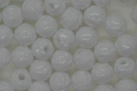 6mm Opaque Rosebuds; White 250g 6mm Opaque Rosebuds; White 250g