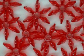 12mm Star Transparent; Raspberry 250g (approx 1690p) 12mm Star Transparent; Raspberry 250g (approx 1690p)