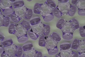 Tri Beads Transparent; Amethyst 25g (approx 125p) Tri Beads Transparent; Amethyst 25g (approx 125p)