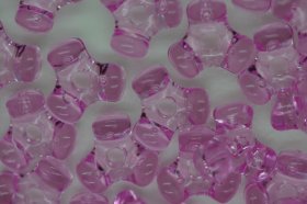Tri Beads Transparent; Light Amethyst 25g (approx 125p) Tri Beads Transparent; Light Amethyst 25g (approx 125p)