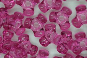 Tri Beads Transparent; Mauve 25g (approx 125p) Tri Beads Transparent; Mauve 25g (approx 125p)