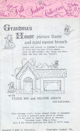 Grandma's House Picture Frame and Mini Mouse Brooch Grandma's House Picture Frame and Mini Mouse Brooch