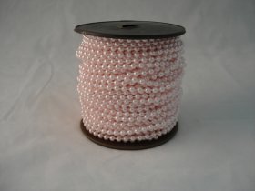 Fused Pearls 4mm x 30 metre Pink Fused Pearls 4mm x 30 metre Pink