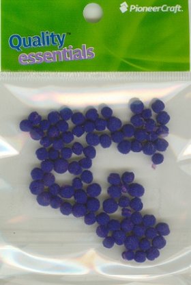 Pom Poms / Chenille Poms/ 5mm Royal Pom Poms / Chenille Poms/ 5mm Royal