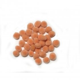 Pom Poms / Chenille Poms/ 13mm Flesh Pom Poms / Chenille Poms/ 13mm Flesh