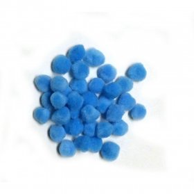 Pom Poms / Chenille Poms/ 13mm Light Blue Pom Poms / Chenille Poms/ 13mm Light Blue