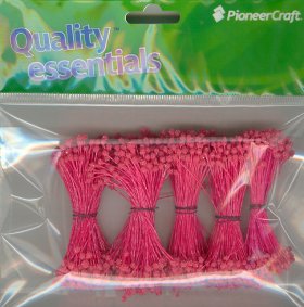 Stamens Beaded Two Tone Red 10 gross Stamens Beaded Two Tone Red 10 gross