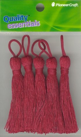 Tassels 70mm 33 Claret Tassels 70mm 33 Claret