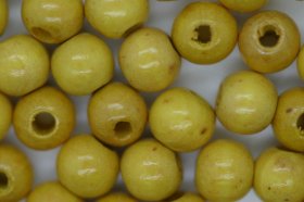 Wooden Beads, 8mm, 100 pieces, Yellow (3mm hole) Wooden Beads, 8mm, 100 pieces, Yellow (3mm hole)