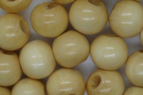 Wooden Beads, 10mm, 100 pieces, Natural (4mm hole) Wooden Beads, 10mm, 100 pieces, Natural (4mm hole)