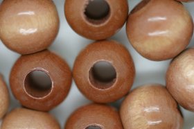 Wooden Beads, 12mm, 100 pieces, Tan (5mm hole) Wooden Beads, 12mm, 100 pieces, Tan (5mm hole)