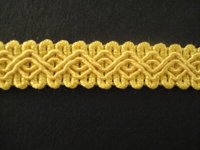 Gimp Braid Lemon, price per 8m cut length-last one! Gimp Braid Lemon, price per 8m cut length-last one!