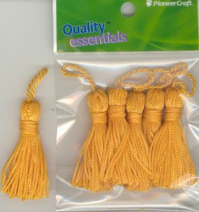 Tassels 50mm 46 Deep Gold Tassels 50mm 46 Deep Gold