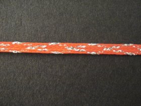 Glitter Braid per mtr; Silver/Scarlet; price per mt Glitter Braid per mtr; Silver/Scarlet; price per mt