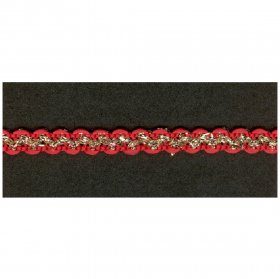 Braid Scarlet / Gold per mtr Braid Scarlet / Gold per mtr
