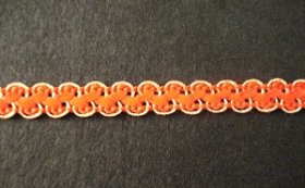 Braid Gold / Scarlet per mtr Braid Gold / Scarlet per mtr