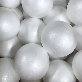120mm White Polystyrene Foam Balls