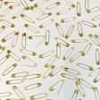 28mm Safety Pins Gold 1000p
