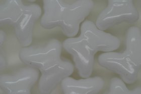 Butterfly Bead Opaque; White 25g (approximately 56p)
