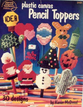Plastic Canvas Pencil Toppers