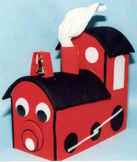 Train Tissue Box