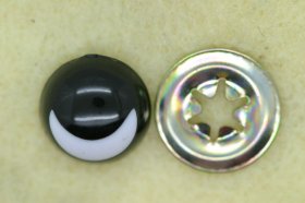 Eyes Small Comical, 12mm round 1 Pair