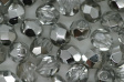 6mm Czech Fire Polished Facet Beads Silver 100g