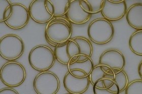 Split Rings 7mm Gold 100p