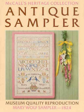 Mary Wolf Sampler - 1824: McCall's Heritage Collection Antique S