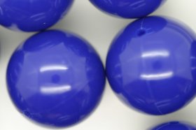 18mm Opaque Global Round; Blue 25g (approx 8p)