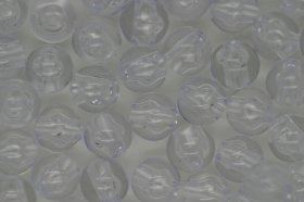 6mm Round Beads; Transparent Crystal 25g (approx 224p)