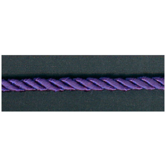 Rayon Cord 5mm Purple; price per mtr